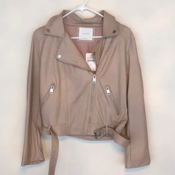 NWT Elodie Neutral Vegan Jacket - Picture 3 of 6